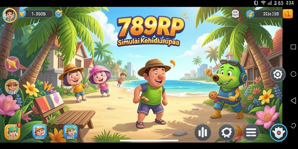 Gameplay menarik dari 789RP menunjukkan interaksi antar karakter.