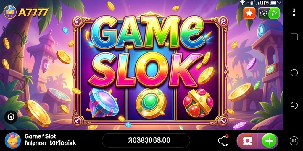 Screenshot utama A7777 menampilkan gameplay Slot yang seru dan interaktif.