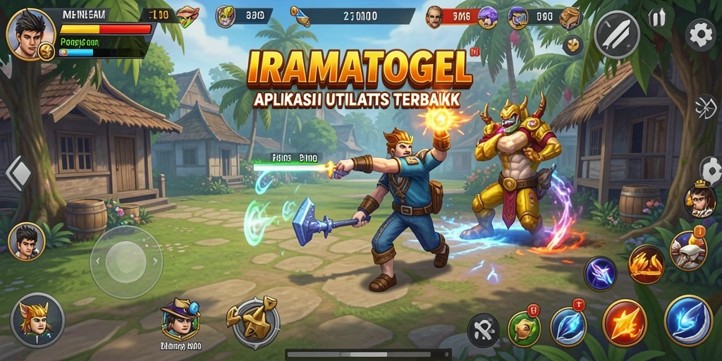 Tampilan antarmuka sederhana dan fungsional dari IRAMATOGEL.