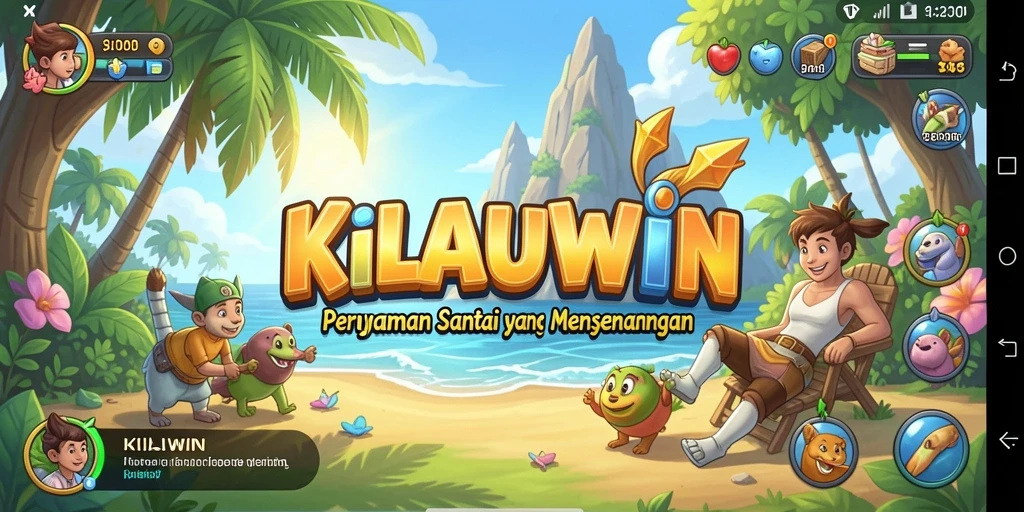 Screenshot gameplay KILAUWIN yang menampilkan keseruan dan warna-warni.