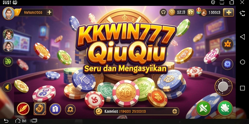 Tampilan screenshot utama KKWIN777 menampilkan gameplay QiuQiu yang seru.
