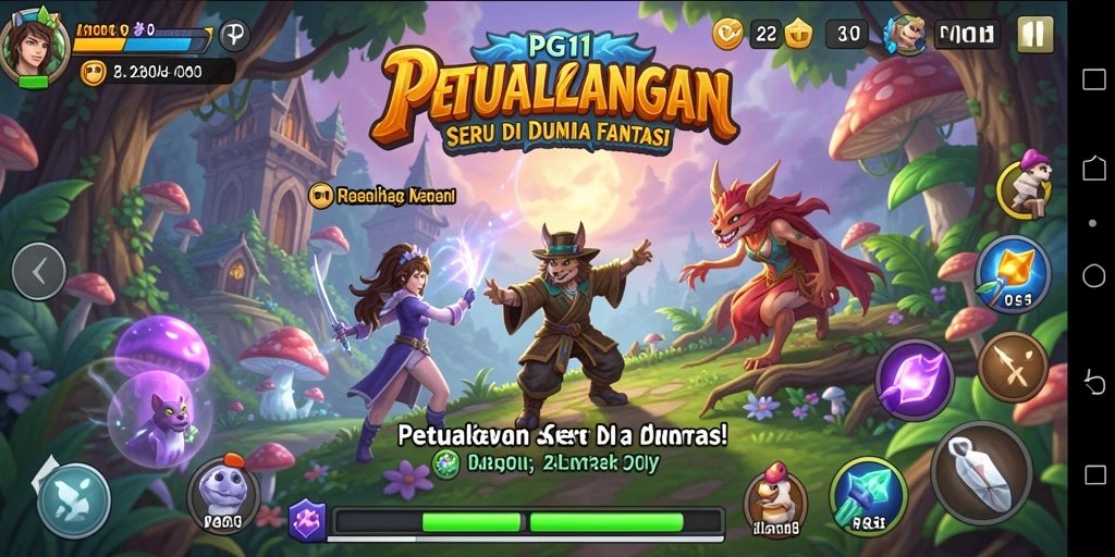 Tampilan gameplay PG11 yang memukau dalam dunia petualangan.