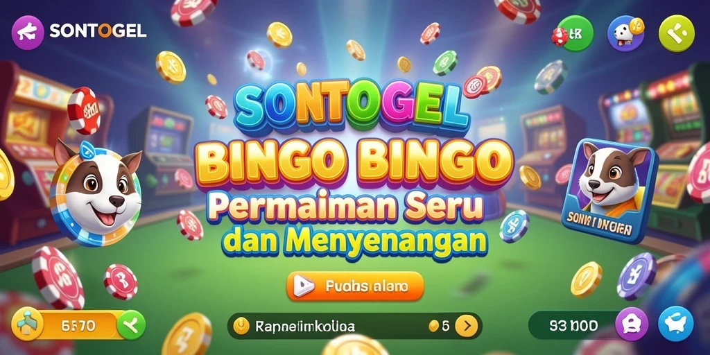 Tampilan gameplay menarik dari SONTOGEL, permainan Bingo seru dan menghibur.