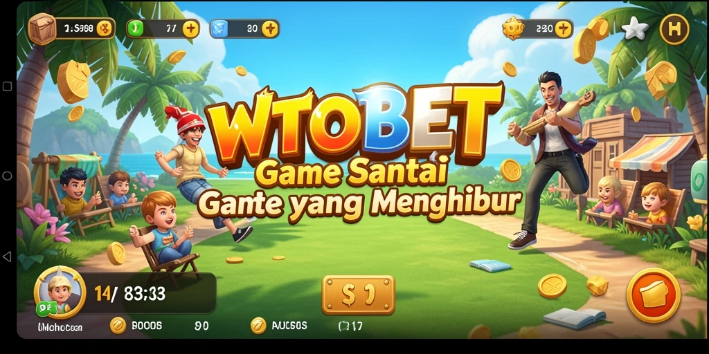 Screenshot utama WTOBET menampilkan gameplay seru dan interaktif.